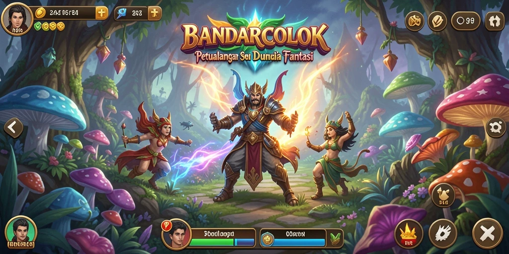 Screenshot gameplay BANDARCOLOK yang menampilkan petualangan seru.