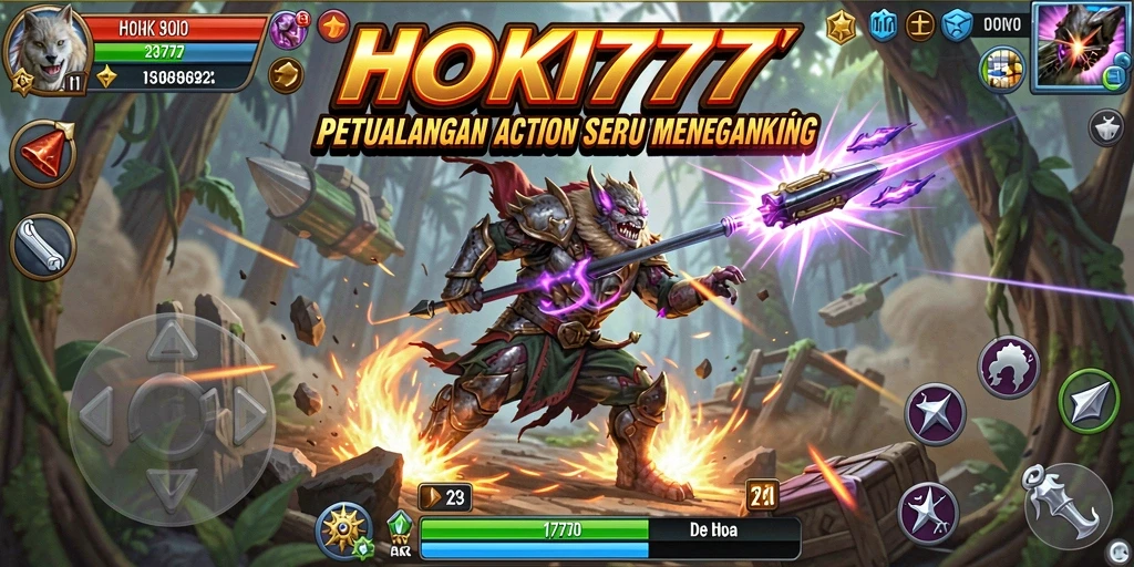Gameplay HOKI777 yang intens dan penuh aksi.