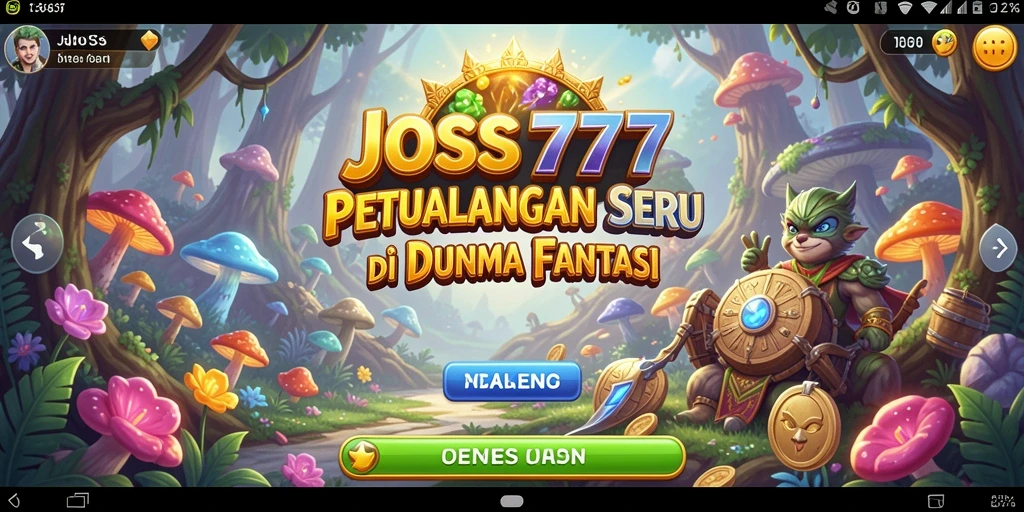 Tampilan gameplay JOSS777 menunjukkan aksi petualangan yang seru dan mendebarkan.