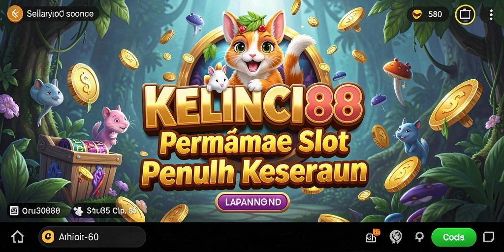 Gameplay KELINCI88 menampilkan putaran slot yang mengasyikkan.