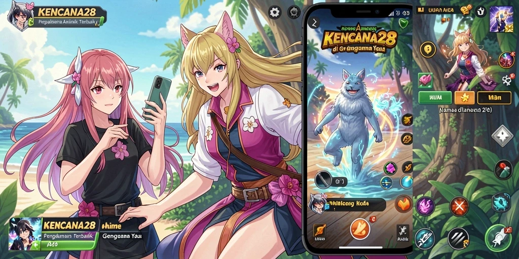 Screenshot KENCANA28 menampilkan gameplay Anime yang dinamis dan menarik.