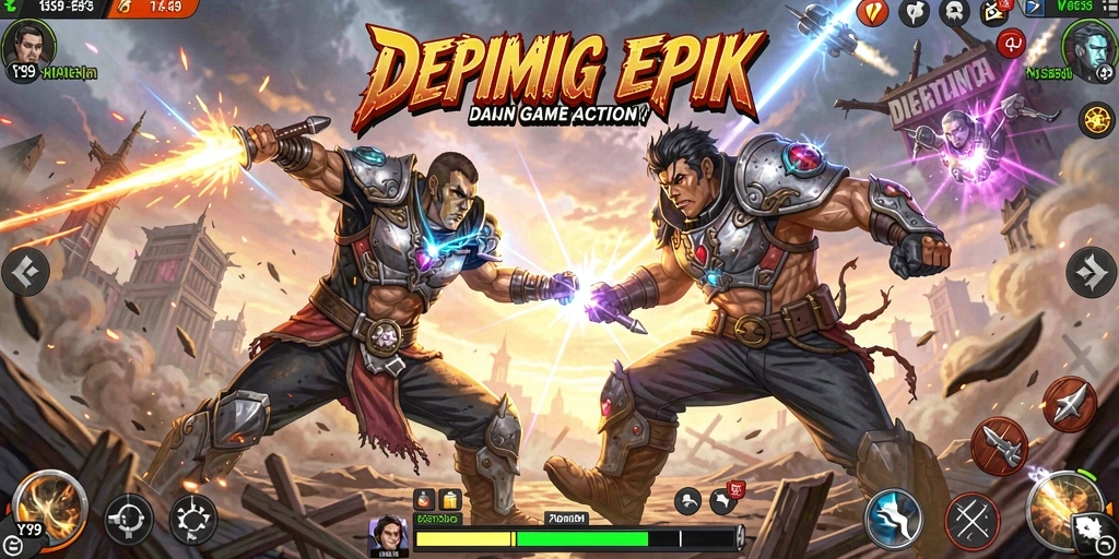 Tampilan gameplay Y89 yang mendebarkan dengan aksi cepat.